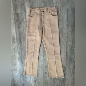 Vintage 1979 Levis black tab stay press flares Made in USA